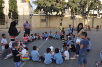 بالصور: فعاليات مشروع "مشاعل النور" في مدرسة الزهراء الابتدائية بيافا